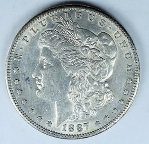 1887-S MORGAN DOLLAR