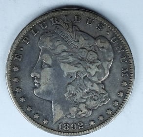 1892-S MORGAN DOLLAR