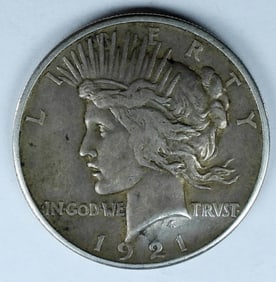 1921 PEACE DOLLAR KEY