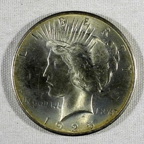1925 PEACE DOLLAR BU