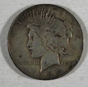 1935-S PEACE DOLLAR F