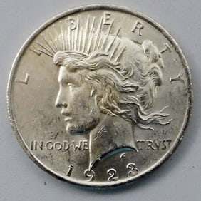 1923 PEACE DOLLAR BU