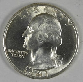 1941-D WASHINGTON QUARTER DOLLAR