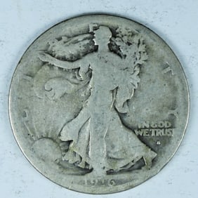 1916-S LIBERTY WALKING HALF DOLLAR