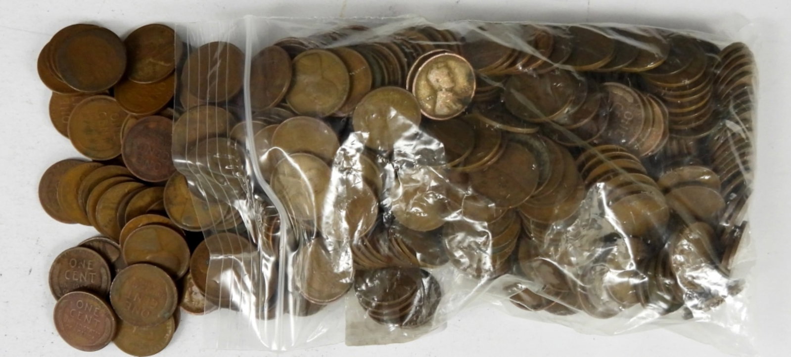 350 WHEAT CENTS (1920-1929) P-D-S: GREAT MIX - NICE CIRCS or BETTER