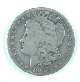 1895-S MORGAN SILVER DOLLAR