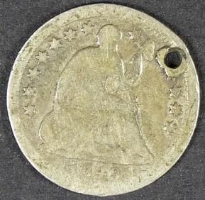 1849-O SEATED LIBERTY HALF DIME (FILLER)