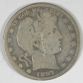 1897-O BARBER HALF DOLLAR
