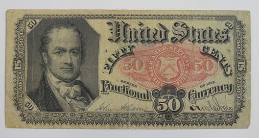 1875 50c FRACTIONAL CURRENCY