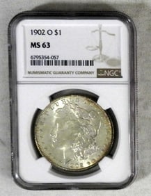 1902-O MORGAN DOLLAR NGC MS-63