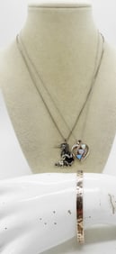 TAXCO 925 BRACELET & 2 NECKLACES