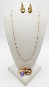 STERLING GOLD TONE RINGS & MORE