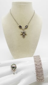 VAN DELL VTG 925 NECKLACE & MORE