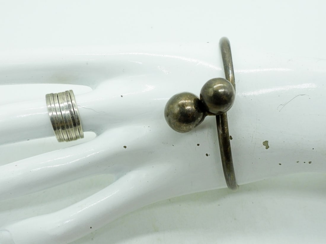 TAXCO 925 RING & UNIQUE BRACELET (1 of 3)