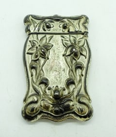 ANTIQUE STERLING MATCH HOLDER