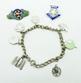 VINTAGE MASONIC 925 JEWELRY