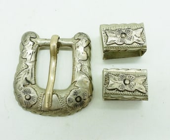 VTG 925 BELT BUCKLE & PIECES