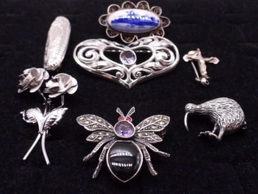 (7) VTG STERLING PINS