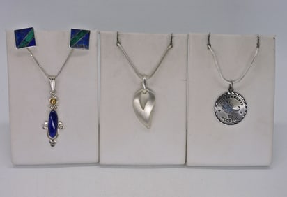 STERLING FASHION NECKLACES / EARRINGS