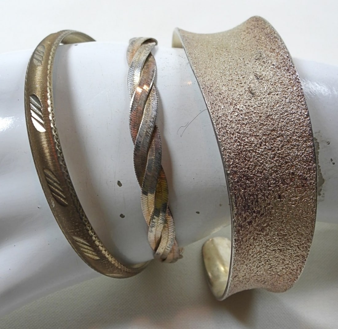 925 & 999 SILVER BRACELETS (1 of 2)