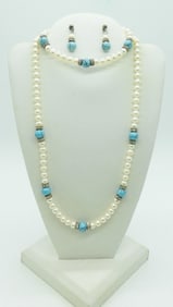 PEARL TURQUOISE 925 BOXED SET