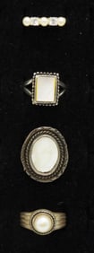 MOTHER OF PEARL & PEARL 925 JEWELRY