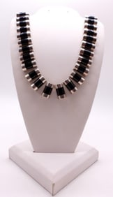 TILO TAXCO ONYX 925 NECKLACE