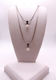 STERLING & PEARLS - RINGS / NECKLACE