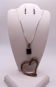 CHUNKY 925 AMETHYST NECKLACE & MORE