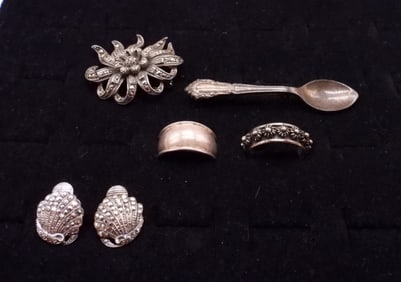 STERLING MARCASITE VINTAGE THINGS