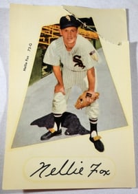 1952 STAR-CAL DECAL NELLIE FOX 73-G