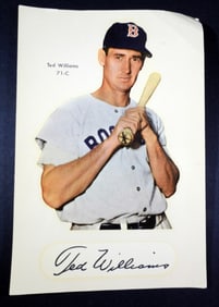 1952 STAR-CAL DECAL TED WILLIAMS 71-C