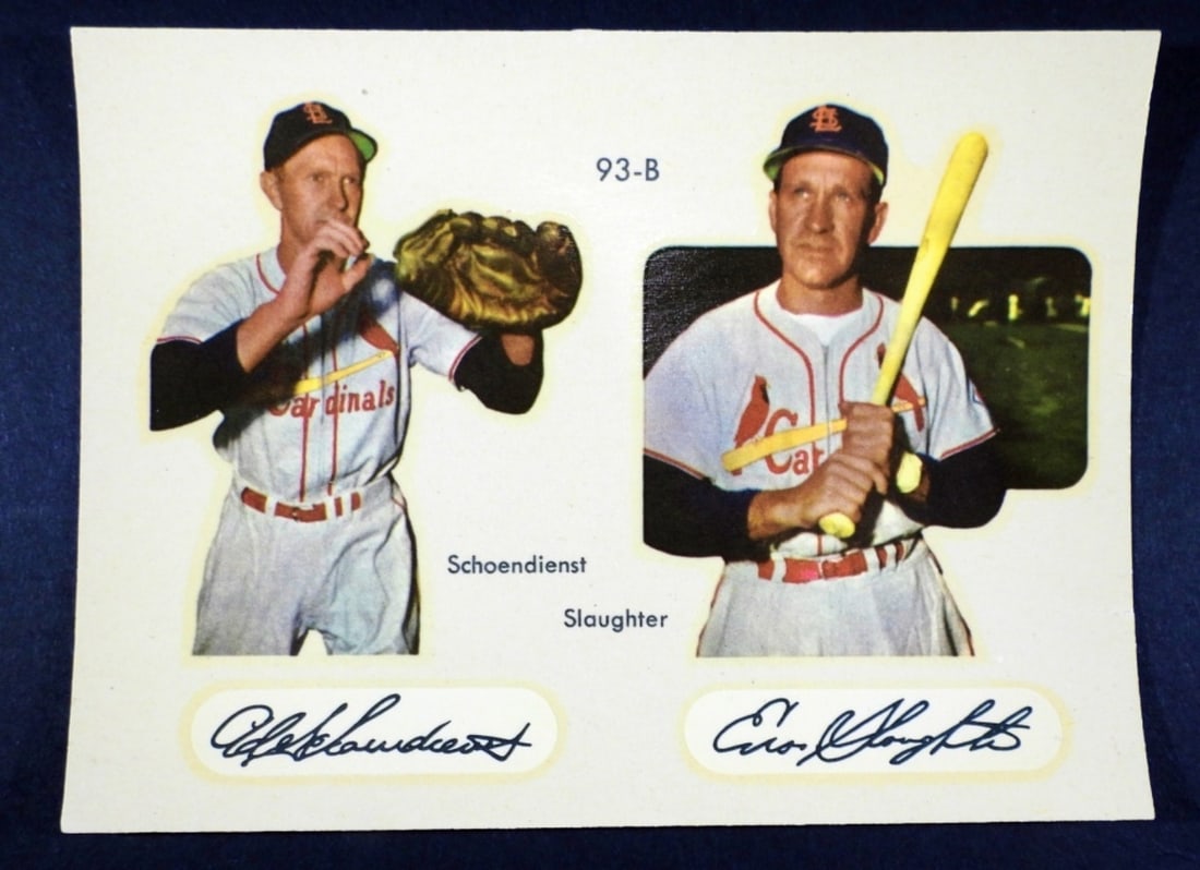 1952 STAR-CAL DECAL SCHOENDIENST / (1 of 2)