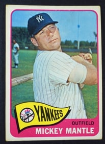1965 TOPPS #350 MICKEY MANTLE VGEX
