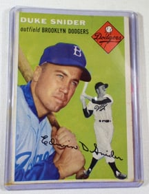 1954 TOPPS #32 DUKE SNIDER DODGERS