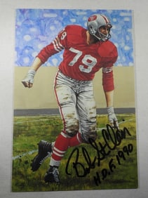 BOB ST CLAIR AUTOGRAPHED POST CARD