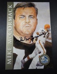 MIKE MCCORMACK AUTOGRAPHED POST CARD