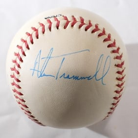 MULTI PLAYER SIGNED BASEBALL TRAMMELL