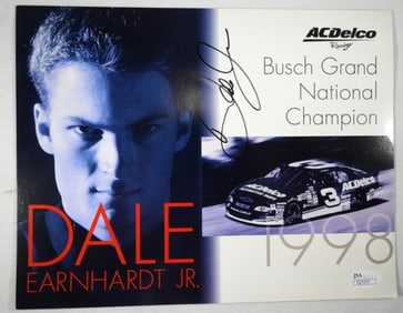 JSA AUTO DALE JR PHOTO