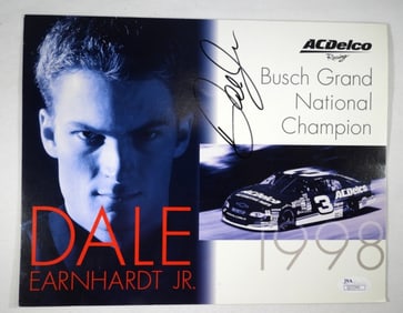 JSA AUTO DALE JR PHOTO