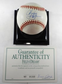CHIPPER JONES AUTO BASEBALL MLB