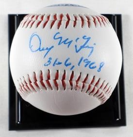 DENNY MCLAIN AUTO MLB BASEBALL