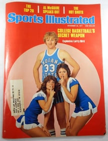 SPORTS ILLUSTRATED LARRY BIRD MAG 1977
