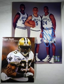 REGGIE BUSH & JIM JACKSON AUTOGRAPHS