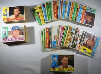 (217) 1960 TOPPS VTG BASEBALL CARDS