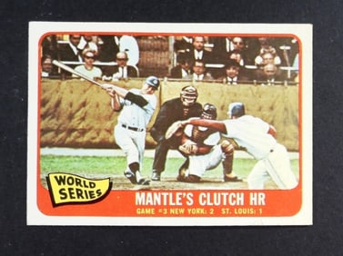 1965 TOPPS MICKEY MANTLE WORLD SERIES