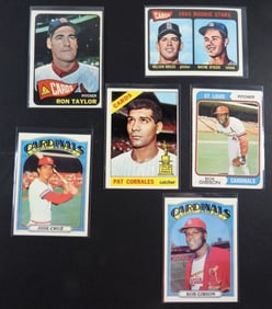 (6) TOPPS CARDINALS MIX LOT