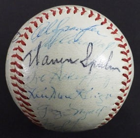 1960 BRAVES TEAM SIGNED BALL