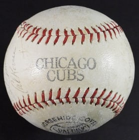 1970s CHICAGO CUB TEAM SIGNED BALL