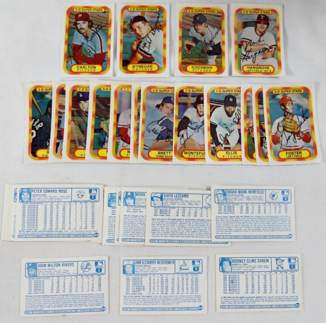 1977 KELLOGG's 3-D BASEBALL SET (1 of 3)